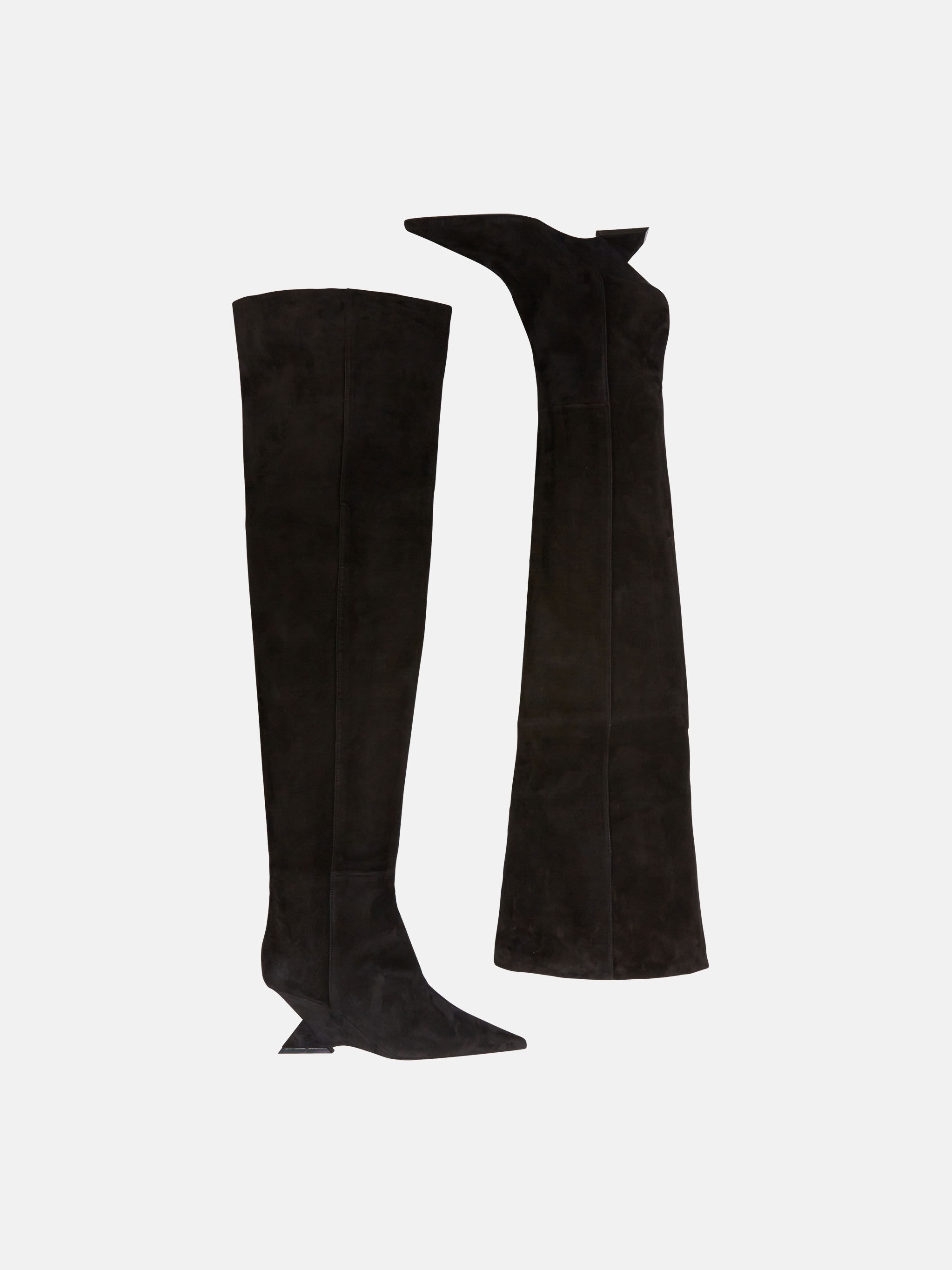 ''CHEOPE'' BLACK KITTEN BOOT - 4