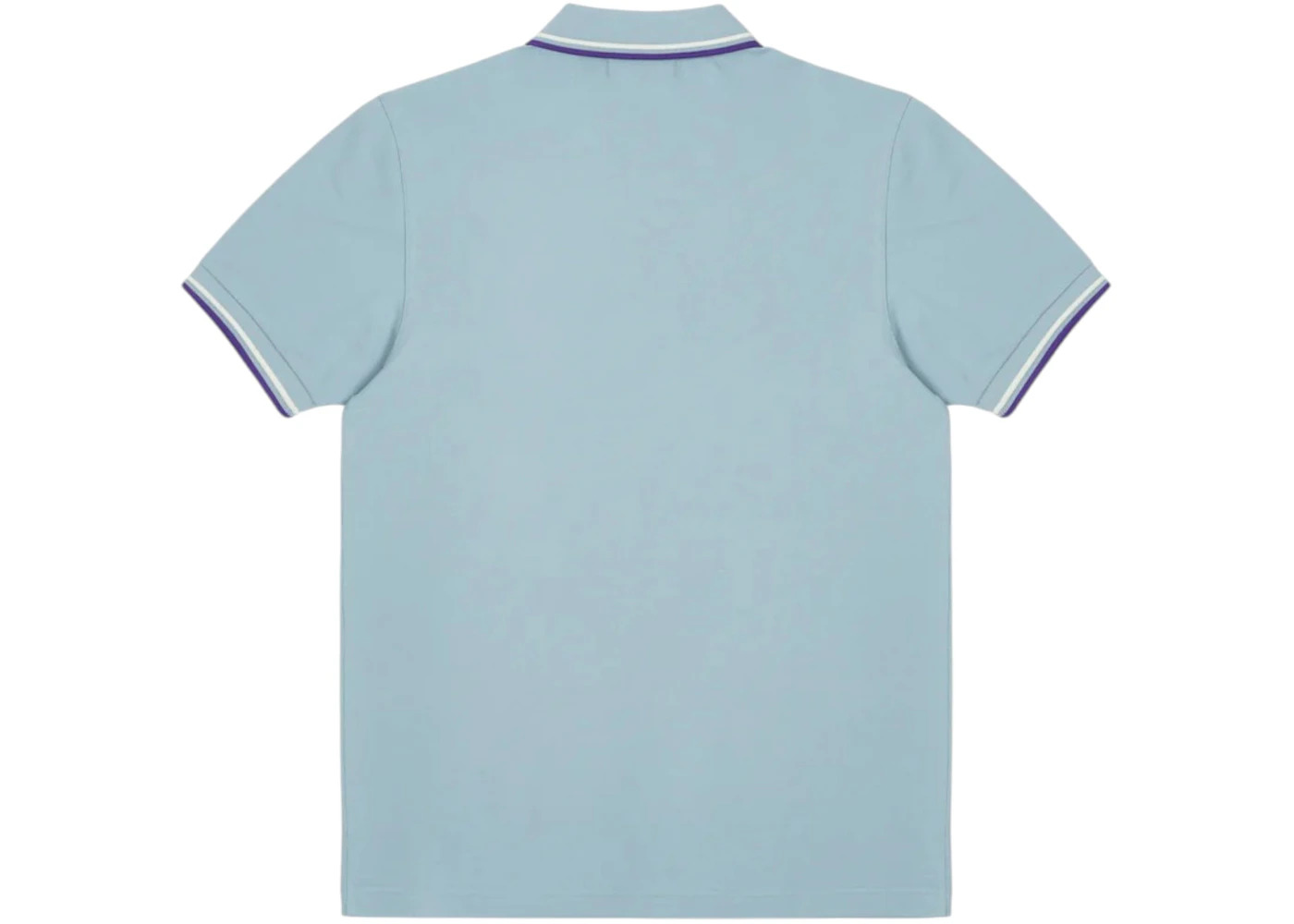 Palace Fred Perry Shirt Dusty Blue - 2