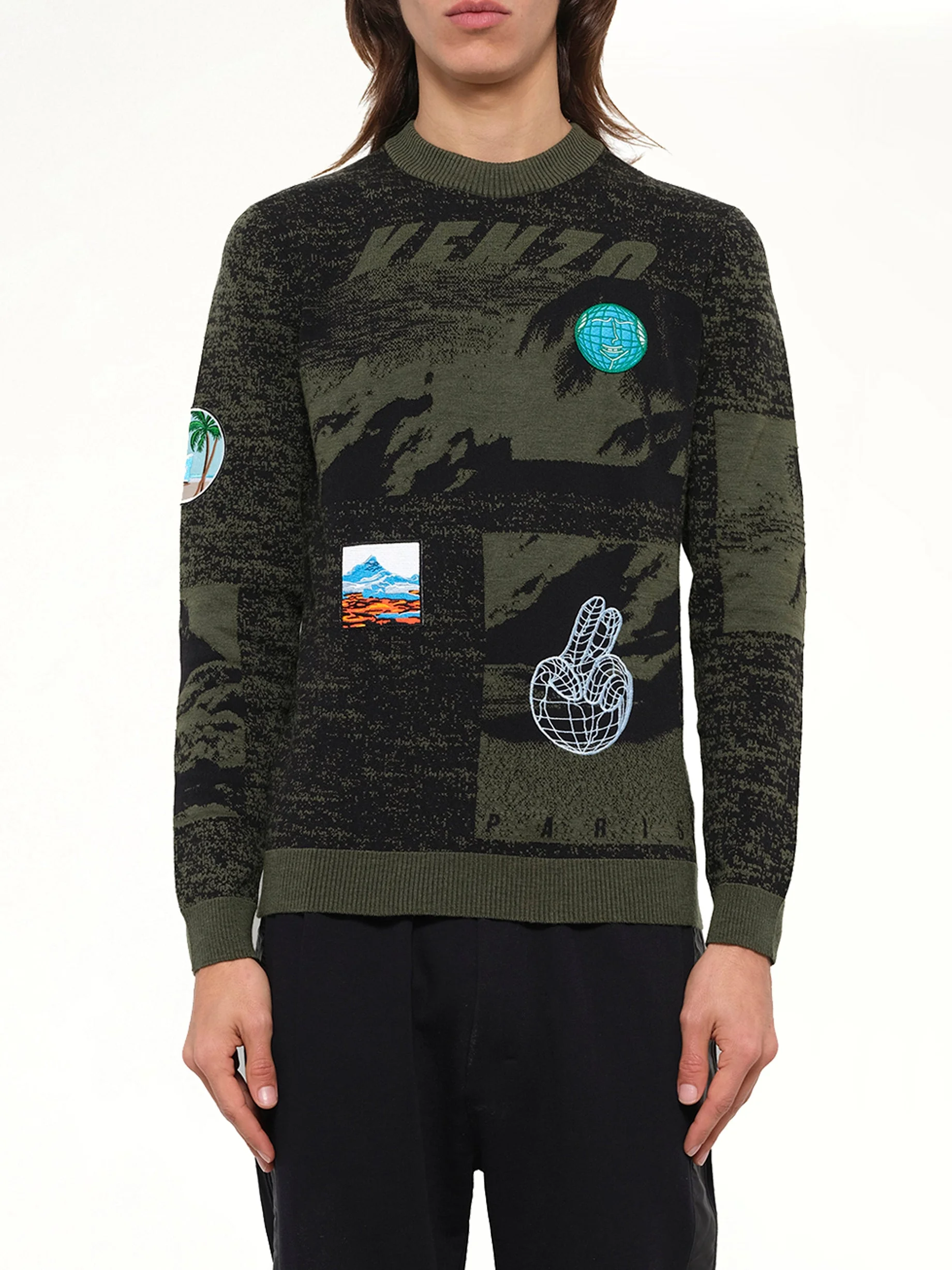 Badge Crew in Khaki - 1