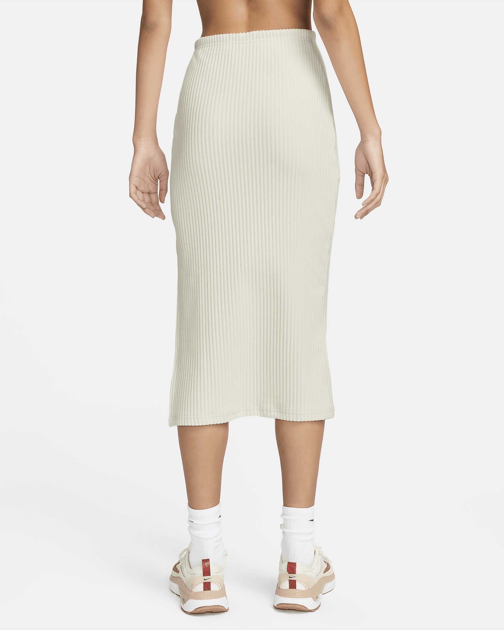 Women's Nike Sportswear Chill Knit Slim Ribbed Midi Skirt - 2