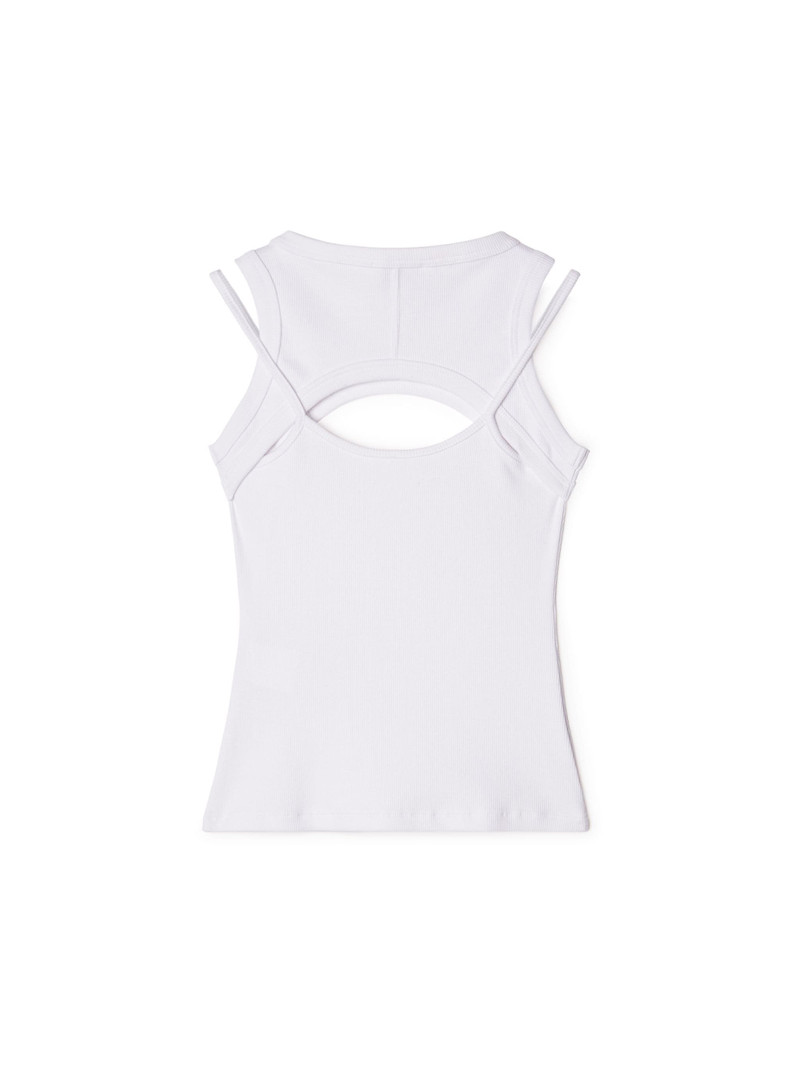 Off-White Off Stamp Rib Round Row Top outlook