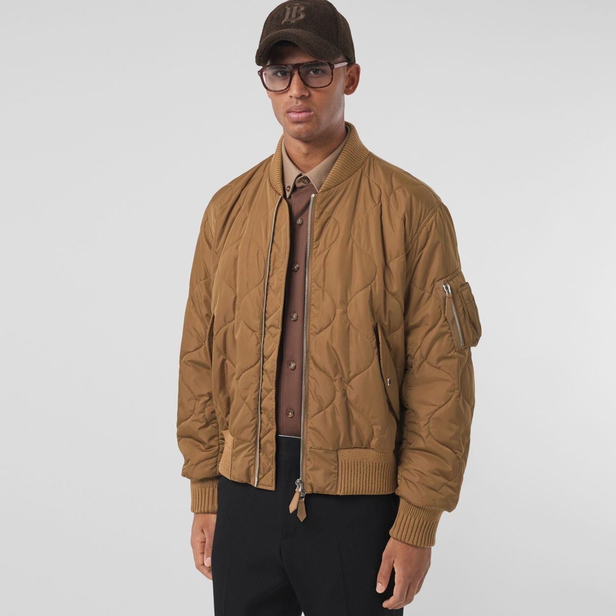 Quilted Nylon Bomber Jacket - 5