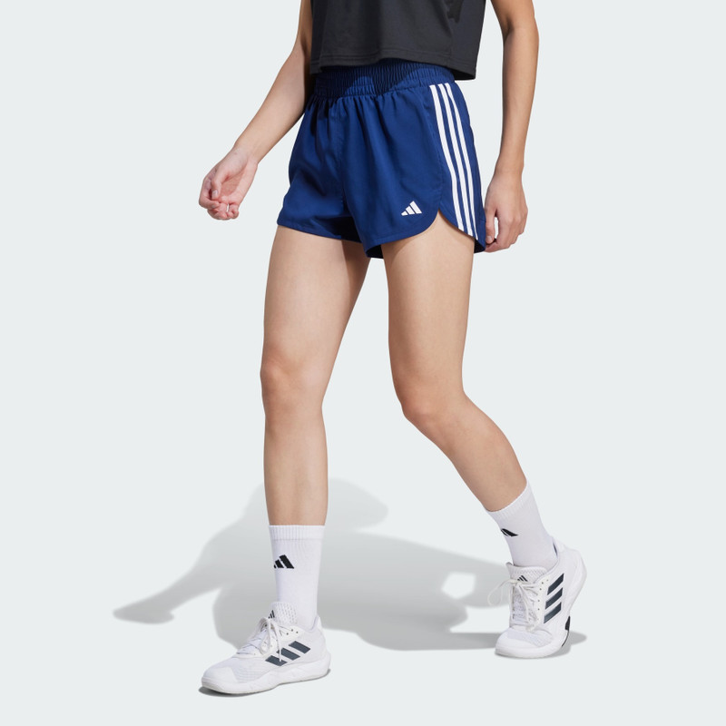 adidas Pacer Training 3-Stripes Woven High-Rise Shorts outlook