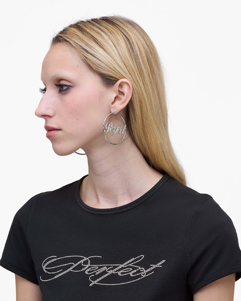 Marc Jacobs THE PERFECT PAVE HOOP EARRINGS outlook