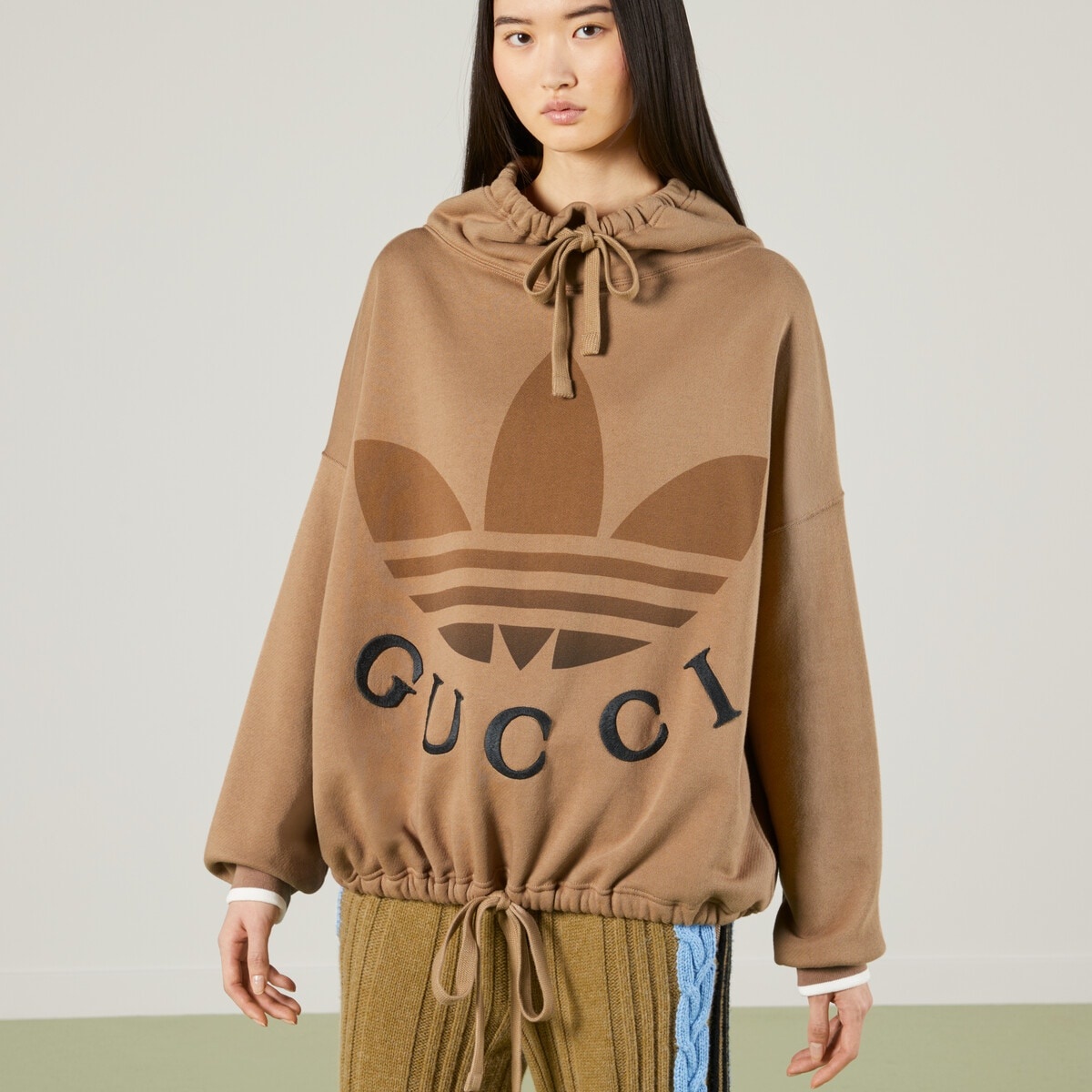 adidas x Gucci cotton jersey sweatshirt - 3