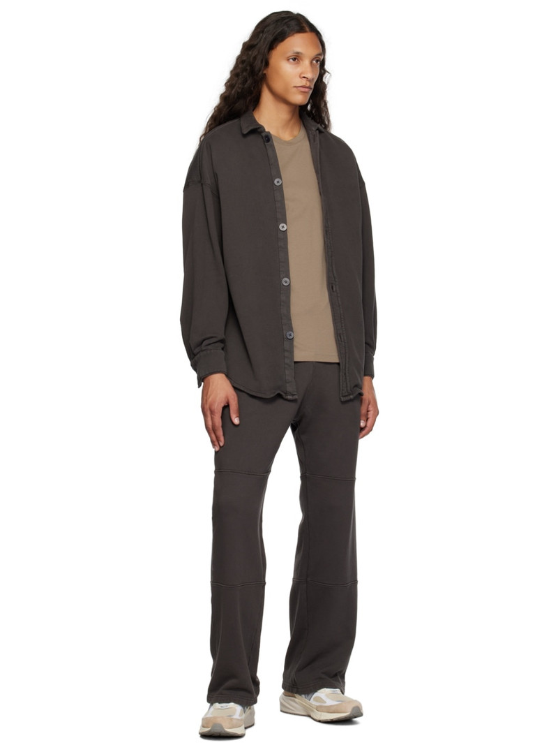 LES TIEN Gray Button Shirt outlook