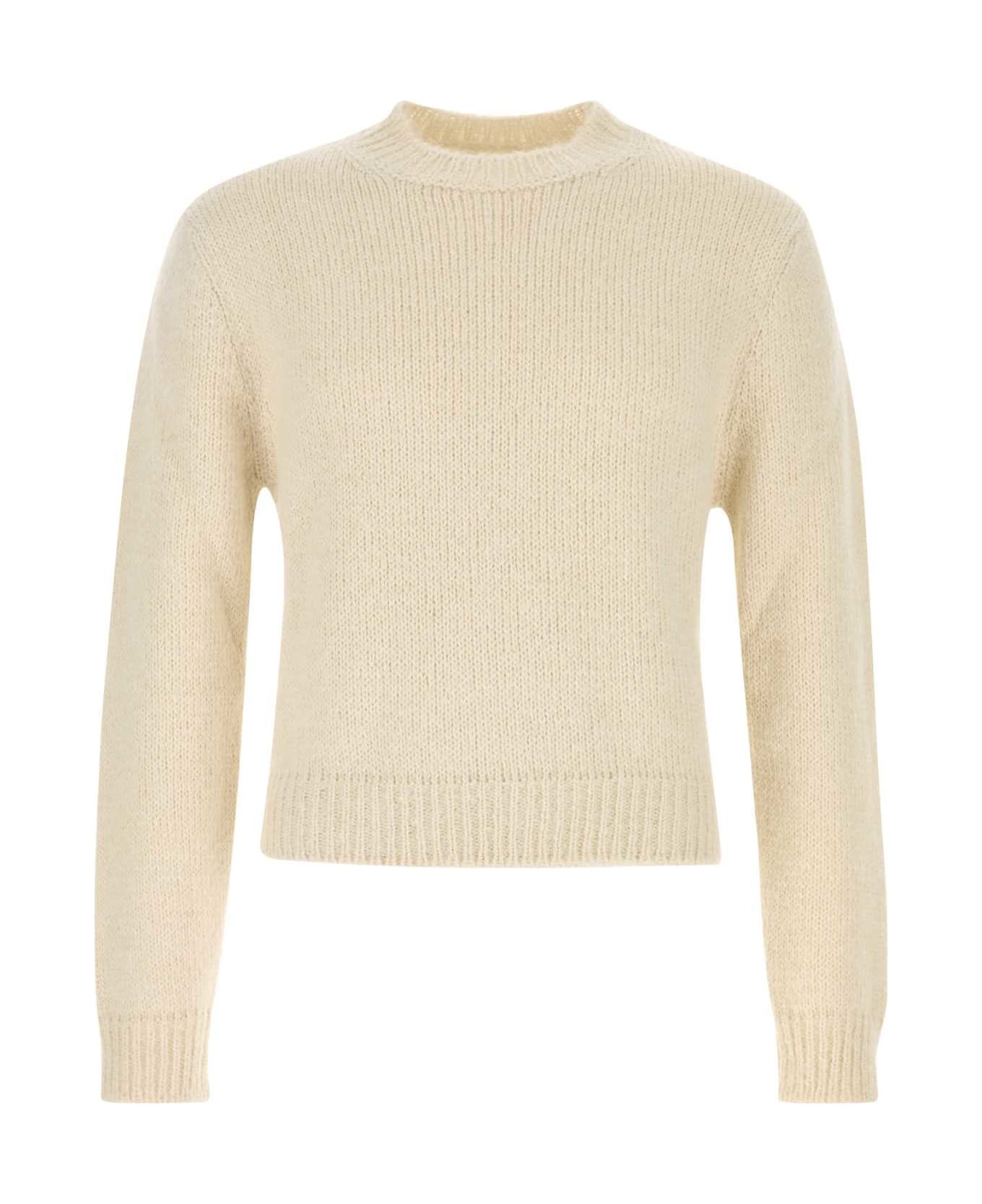 Ivory Alpaca Blend Sweater - 1