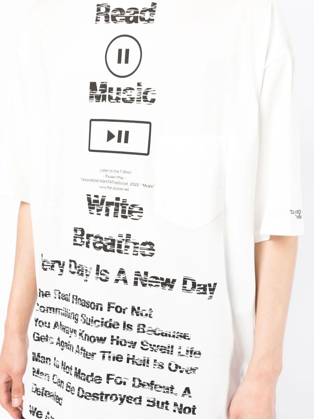 slogan-print short-sleeves T-shirt - 5