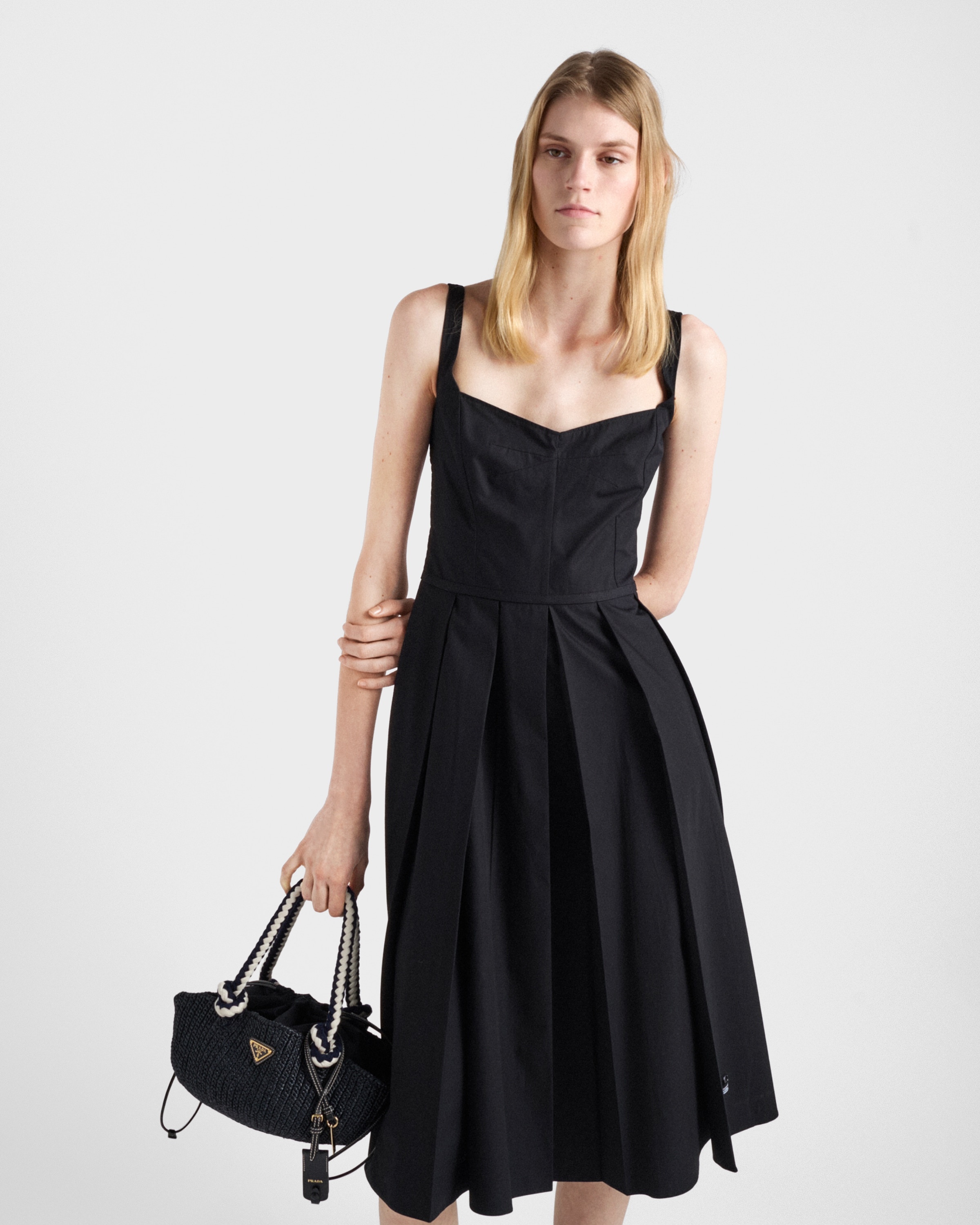 Cotton canvas dress - 4