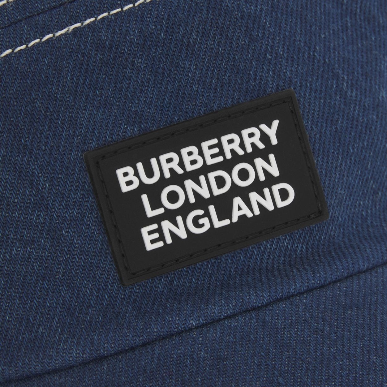 Logo Appliqué Denim Bonnet Cap - 2