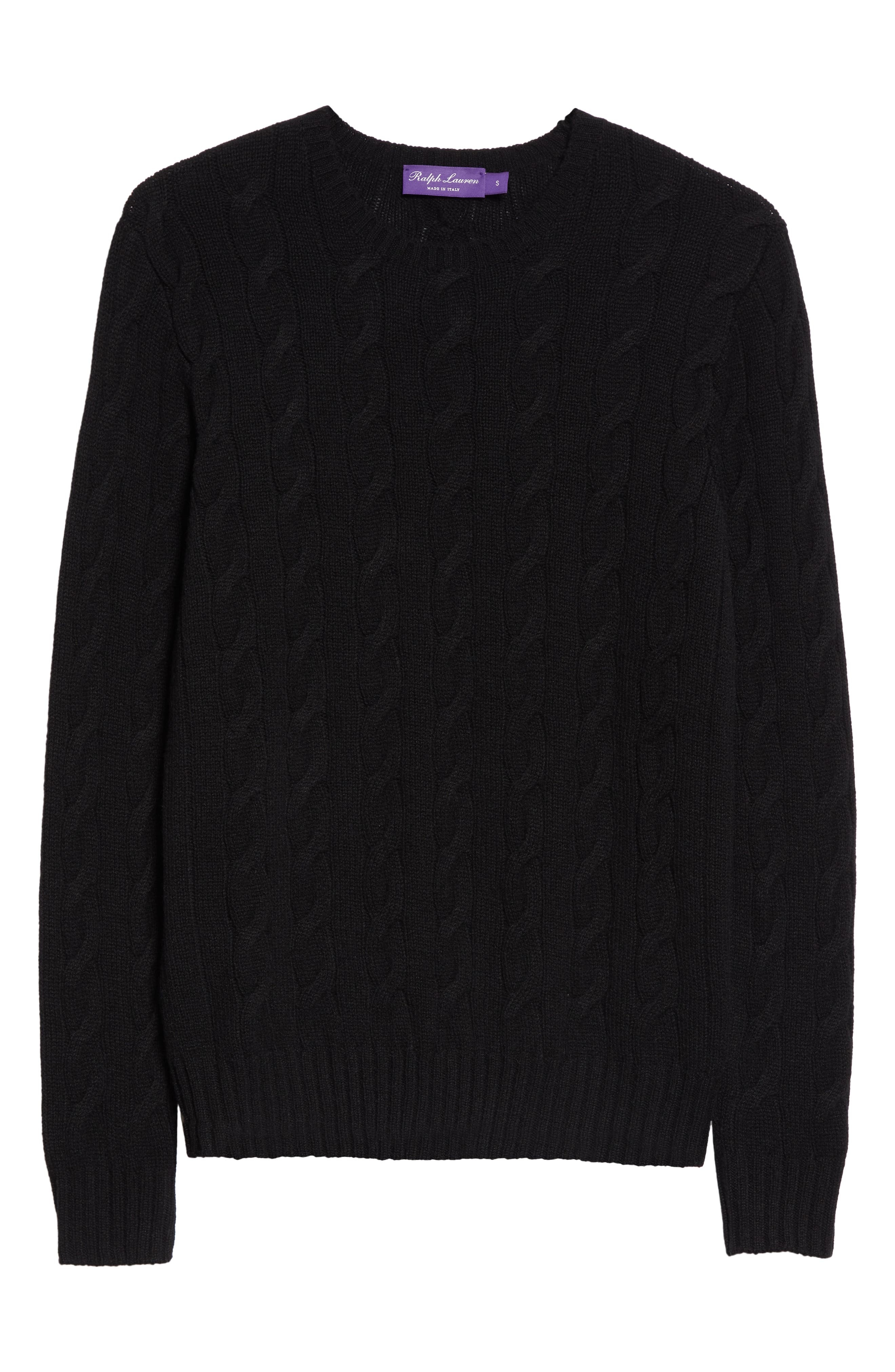 Cable Knit Cashmere Sweater - 5