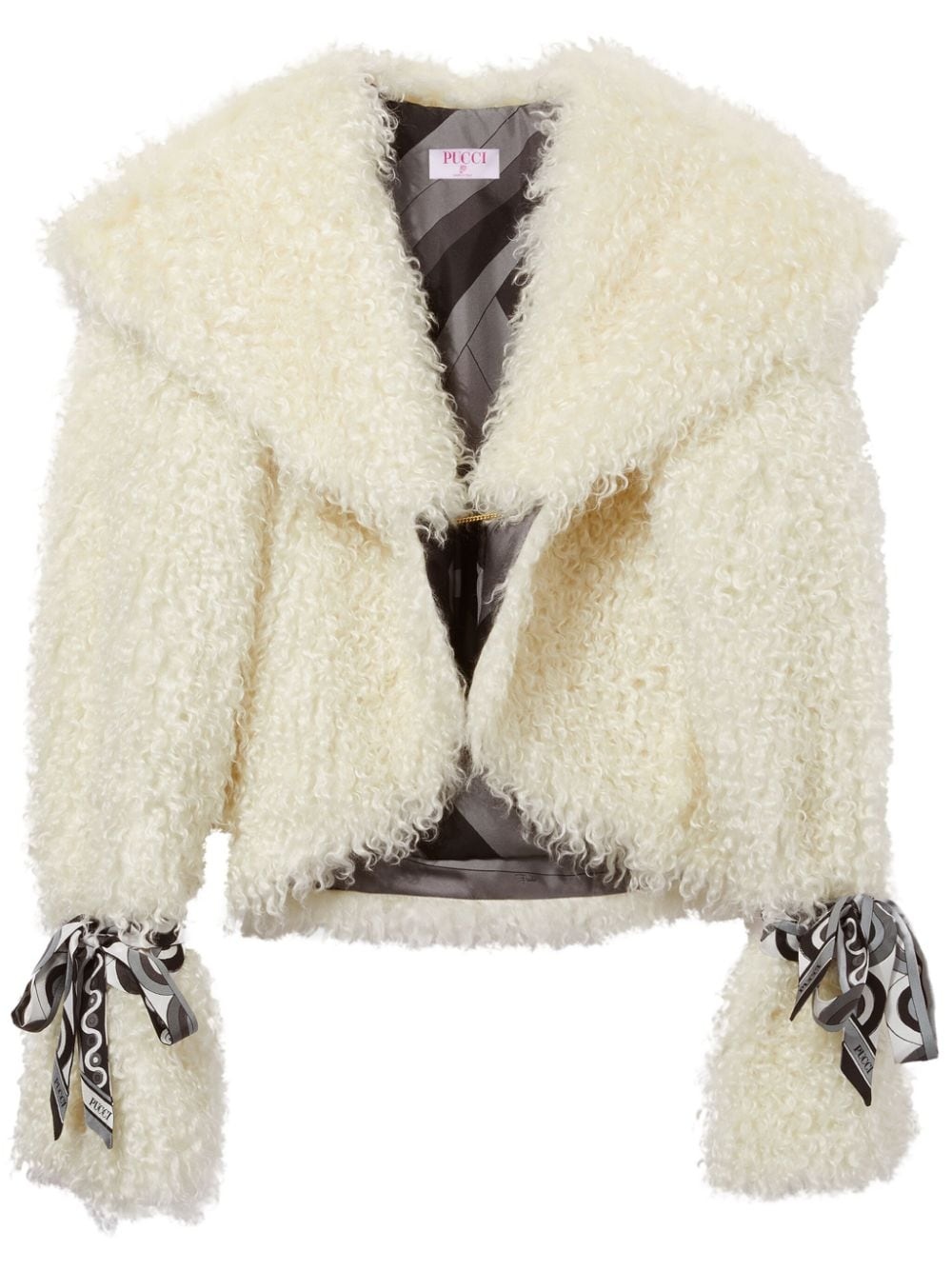 faux-shearling jacket - 1