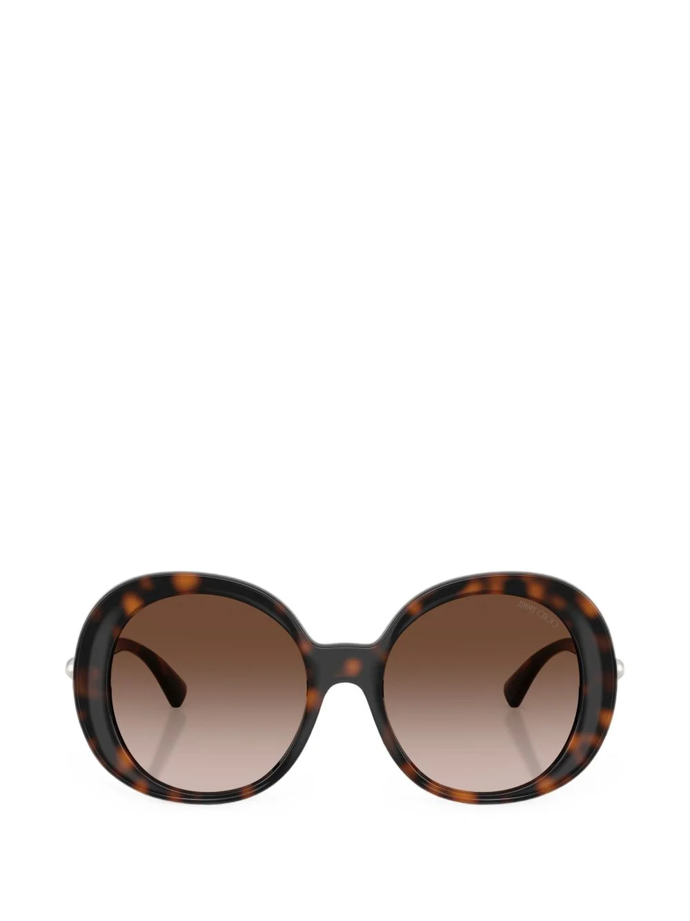 round-frame gradient sunglasses - 1