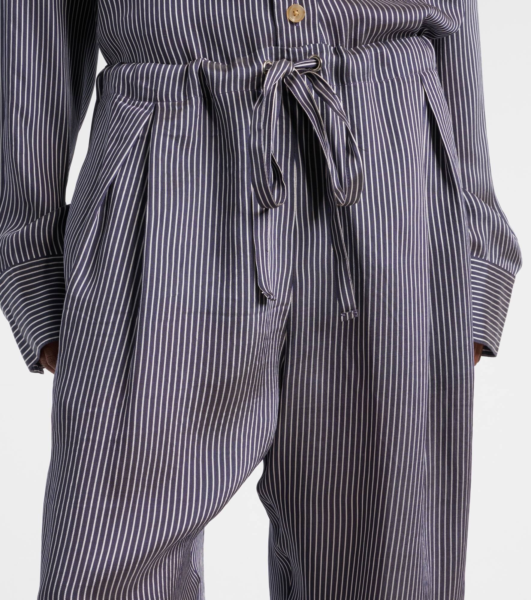 Trenton striped straight pants - 4