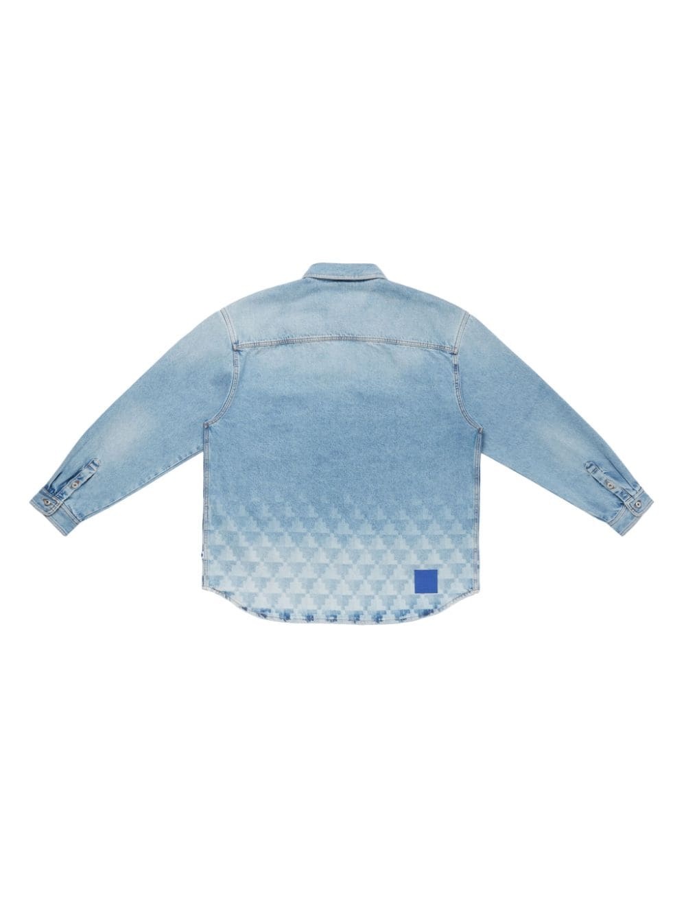 Laser Cross denim overshirt - 2