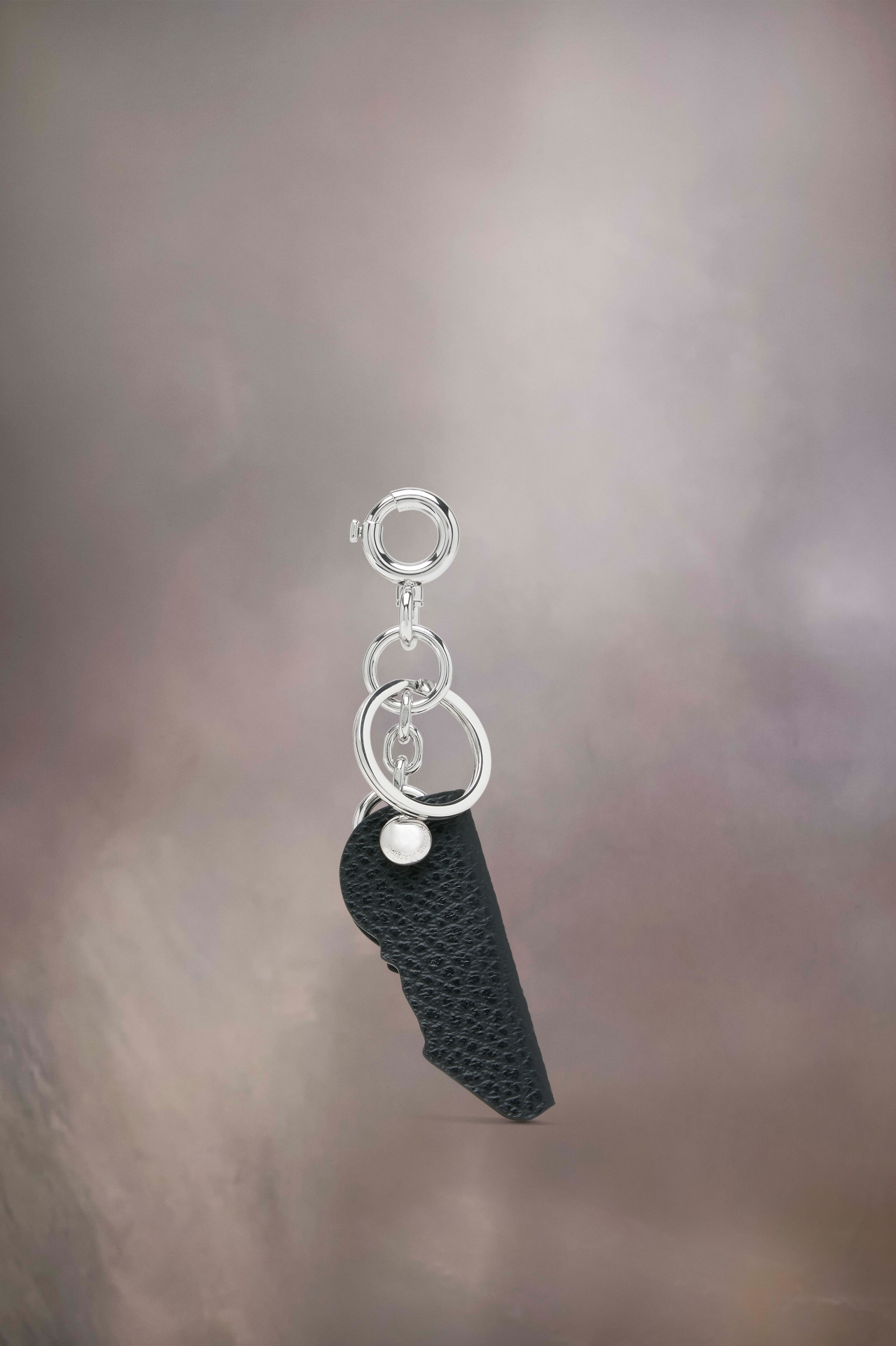 Logo leather keyring - 4