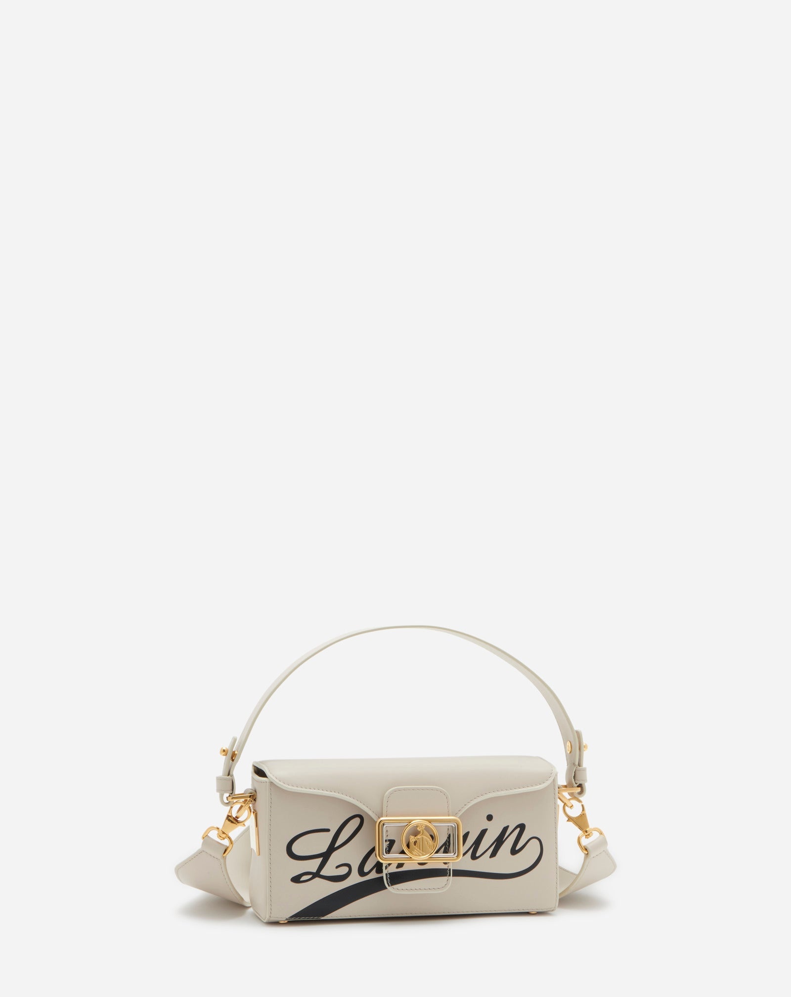 SHINY LEATHER LANVIN NANO PENCIL BAG - 1