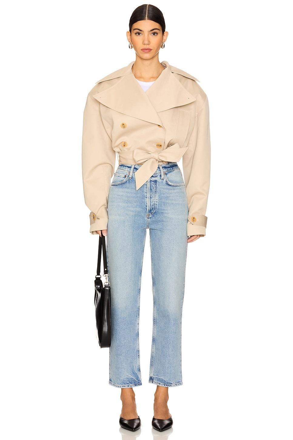 90's Pinch Waist Crop - 5