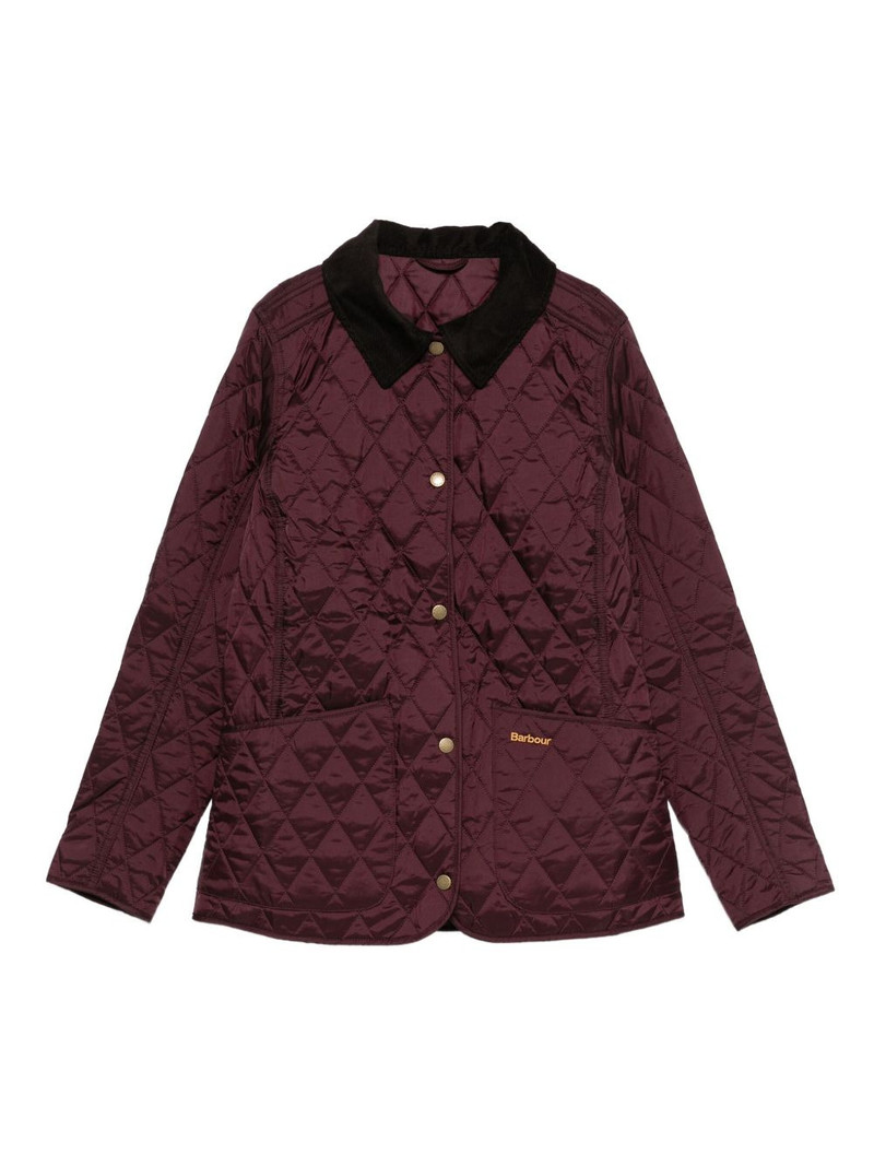 quilted corduroy-collar jacket 1