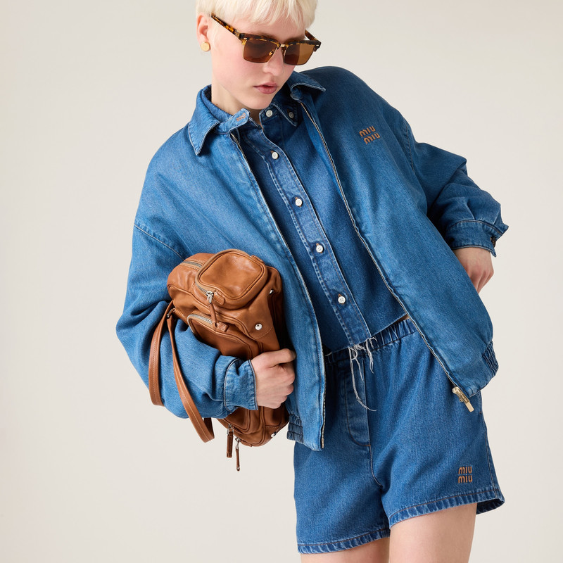 Miu Miu Denim Bermudas outlook