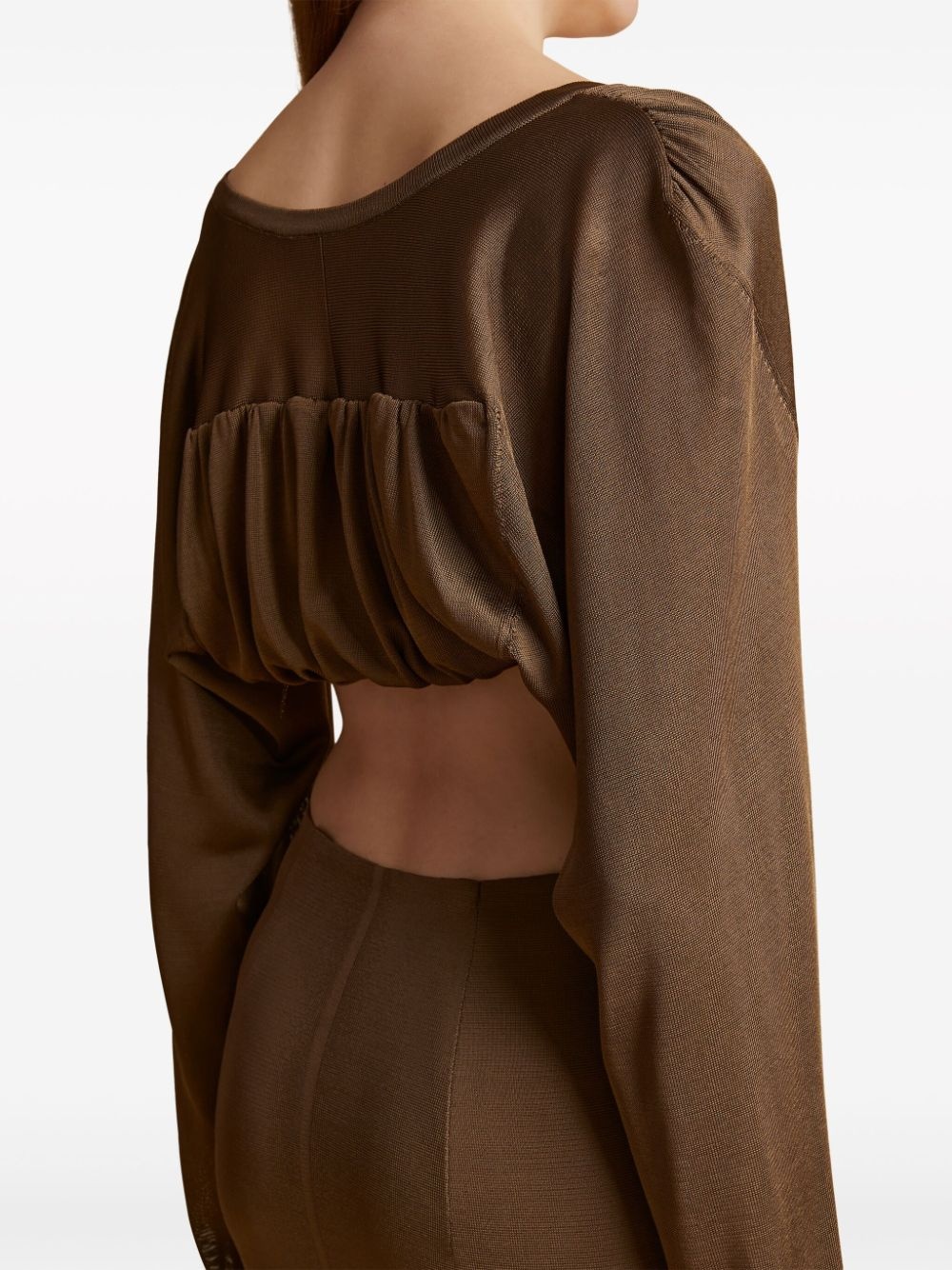 Esmeray open-back maxi dress set - 7