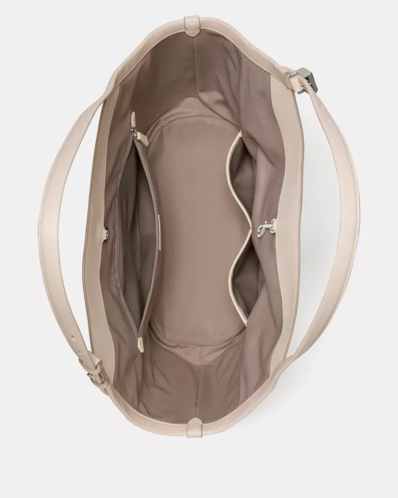 Deco Snake Embossed Tulip Tote Bag 4