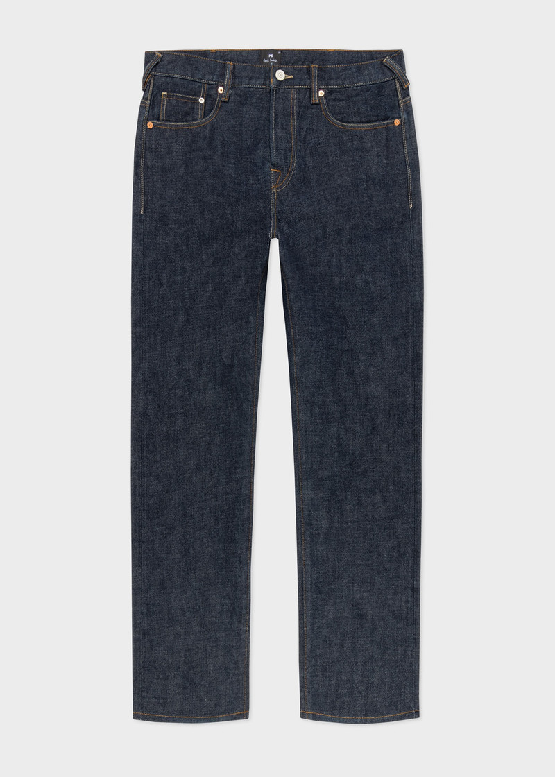 Indigo Rinse 'Crosshatch Stretch' Selvedge Jeans 1
