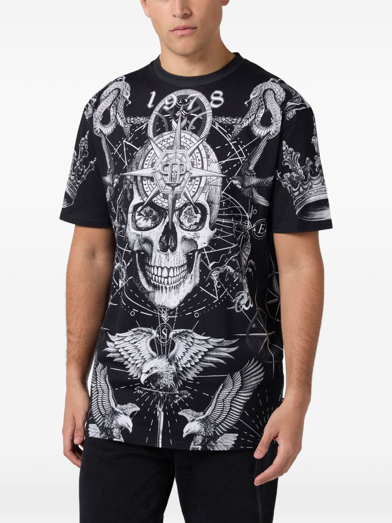 PHILIPP PLEIN round-neck printed T-shirt outlook