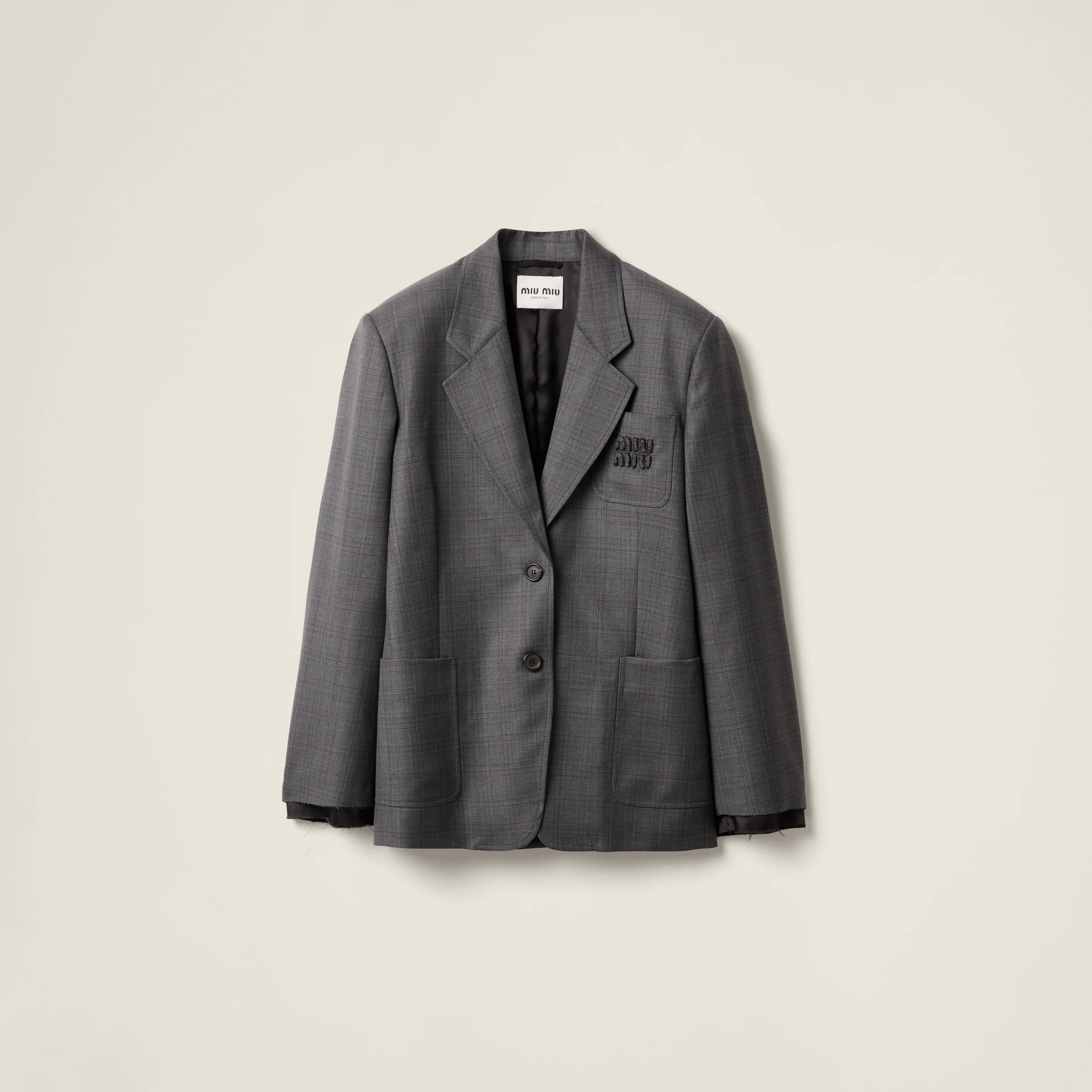 Prince of Wales checked wool jacket - 1