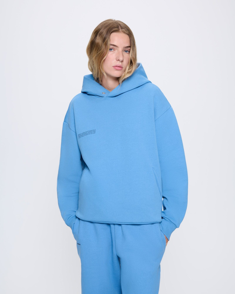 PANGAIA Womens DNA Hoodie - Summit Blue outlook