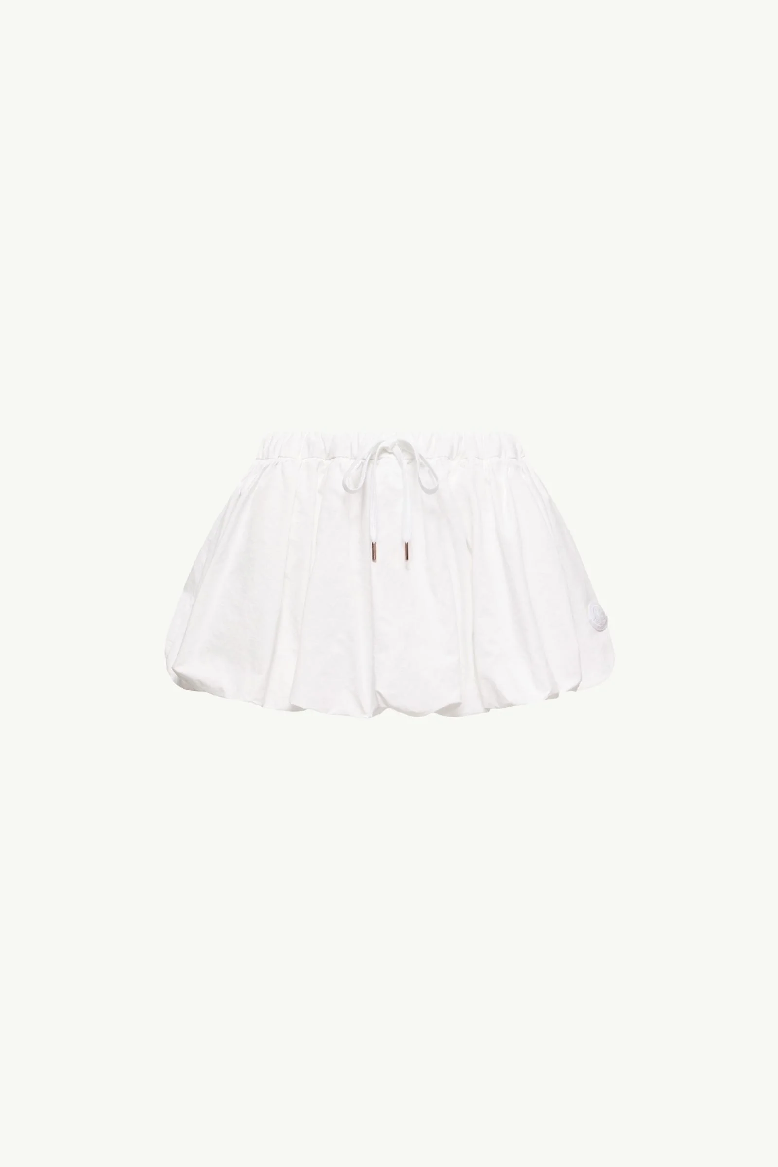 Cotton Blend Balloon Mini Skirt - 1