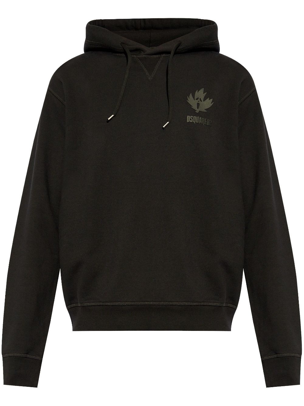 logo-print hoodie - 1