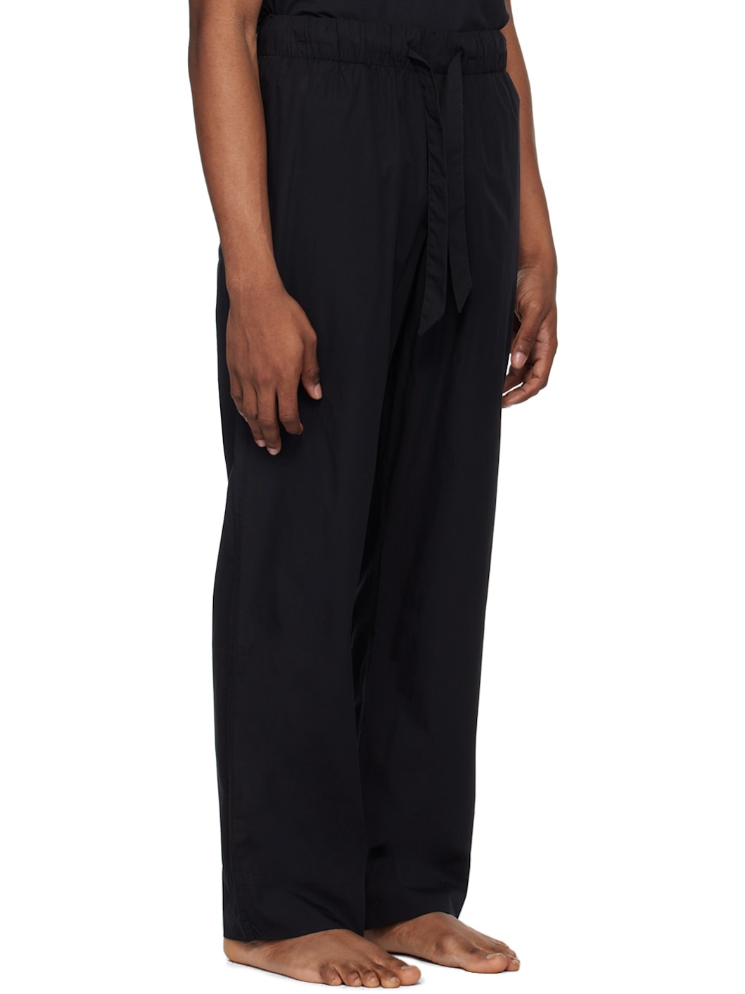 Black Drawstring Pyjama Pants - 2