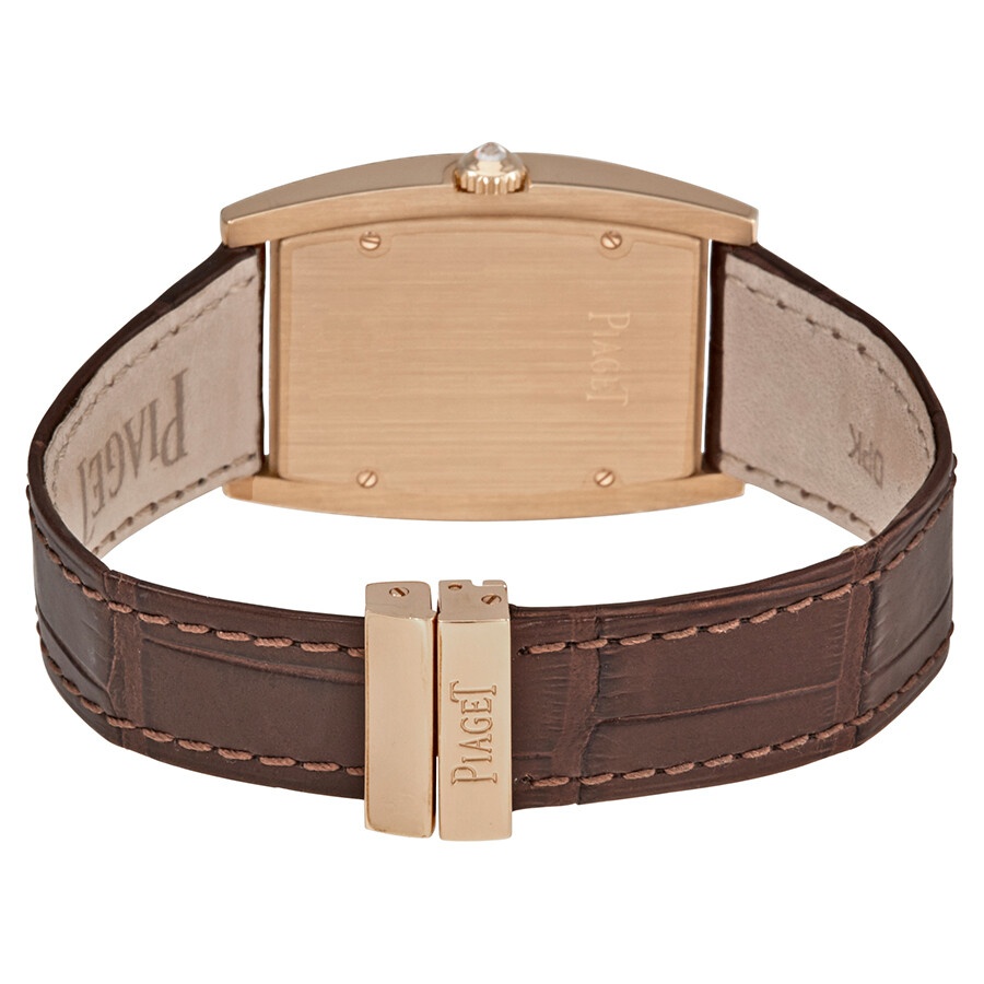 Piaget Limelight Silver Dial Brown Leather Ladies Watch G0A35090 - 3