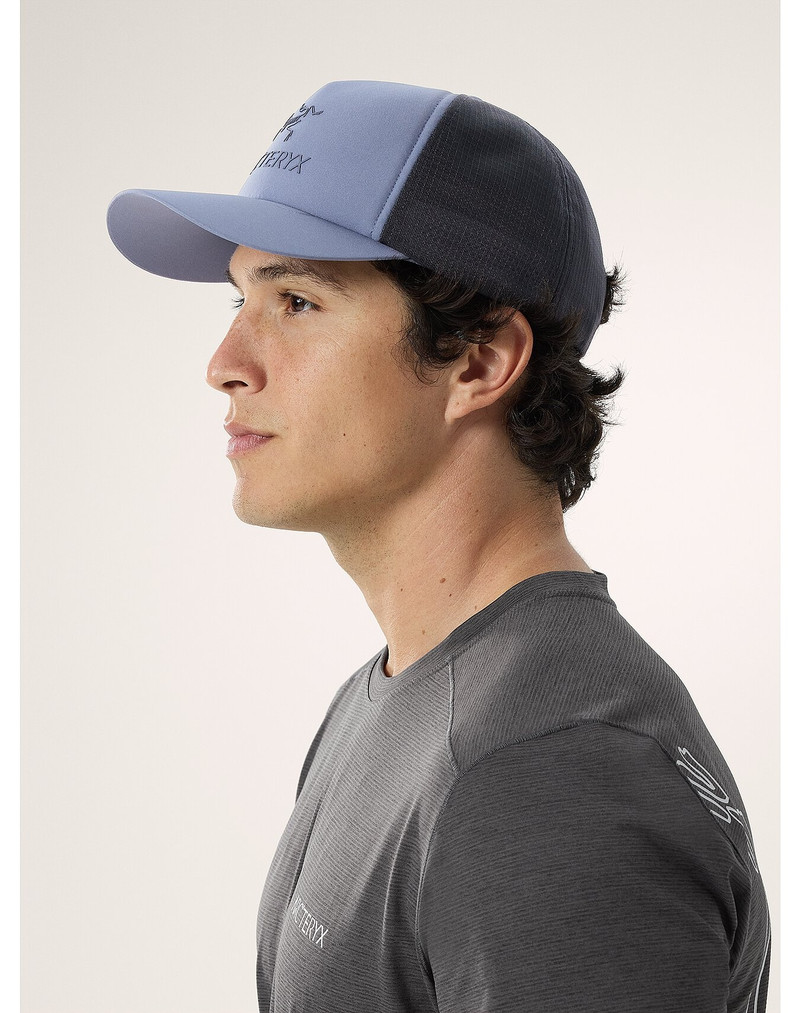 Bird Word Trucker Curved Hat 6