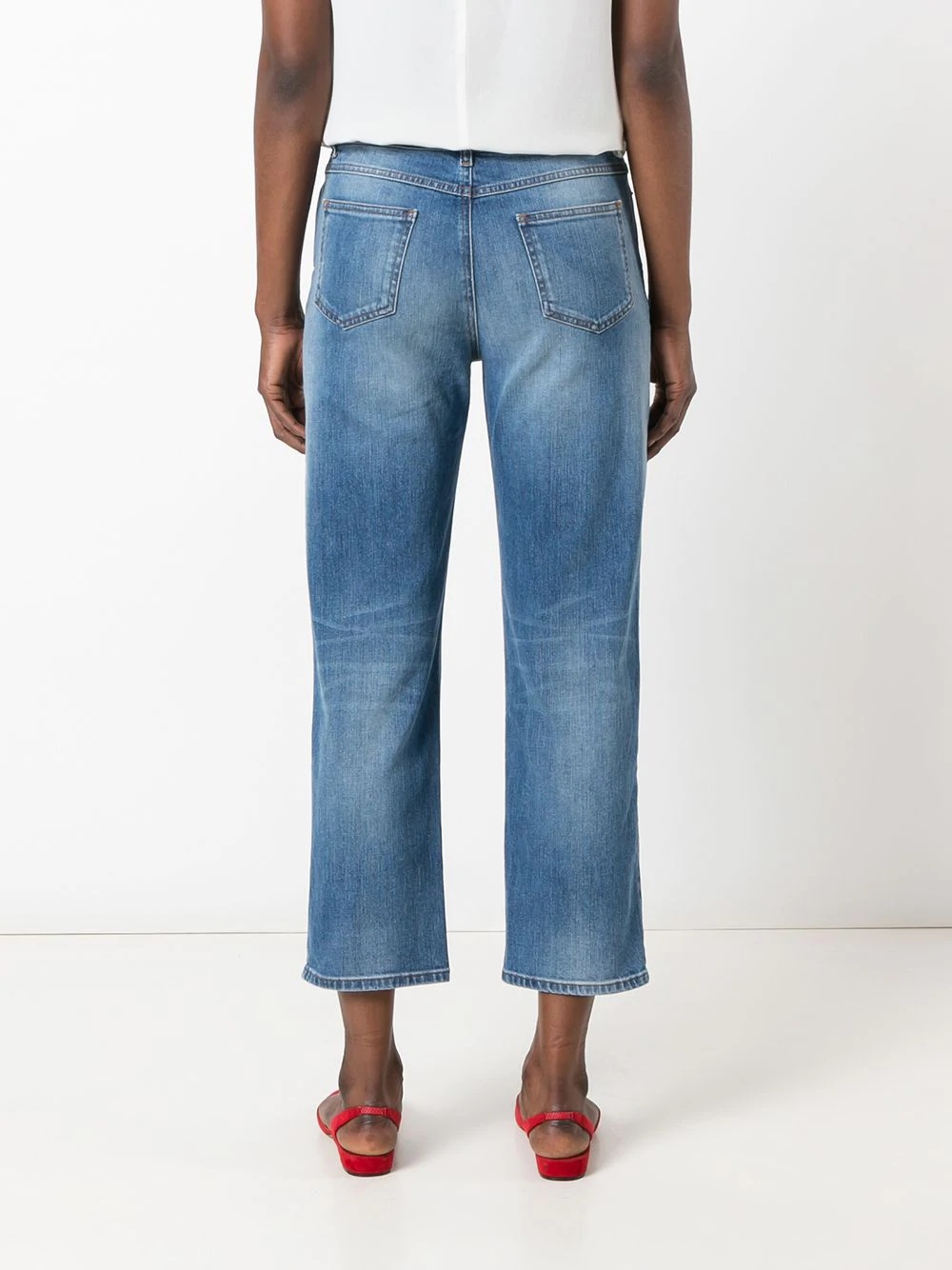 Rockstud cropped jeans - 4