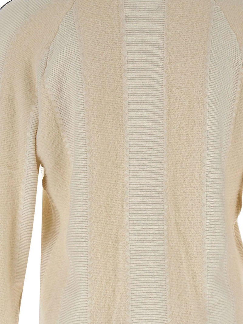Adidas Polo-neck Stripe-detail Sweater 4