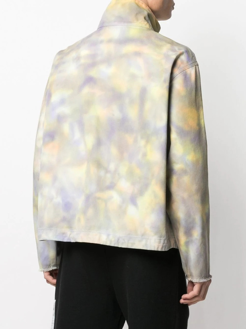 tie-dye pattern half-zip sweatshirt 5