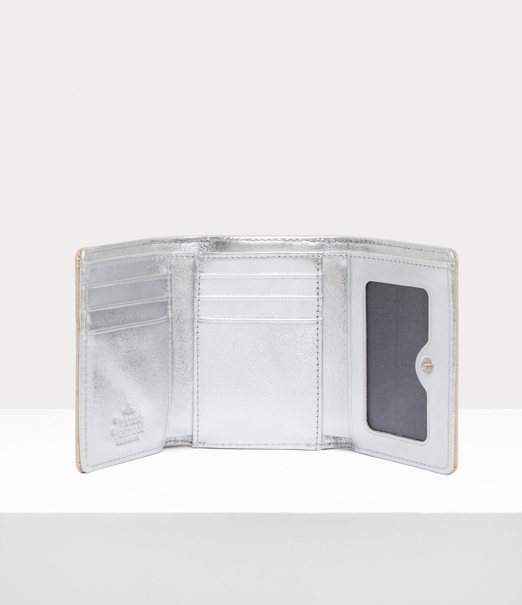 CROCODILE SMALL FRAME WALLET - 3