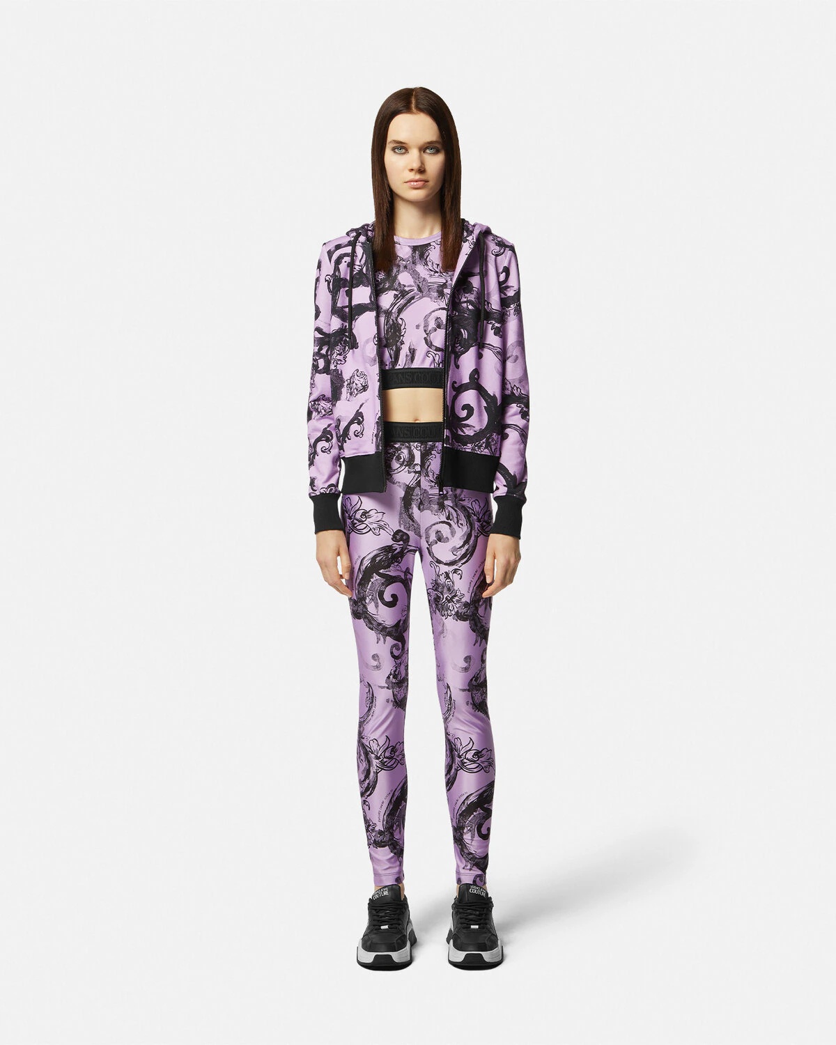 Watercolour Couture Zip Hoodie - 2