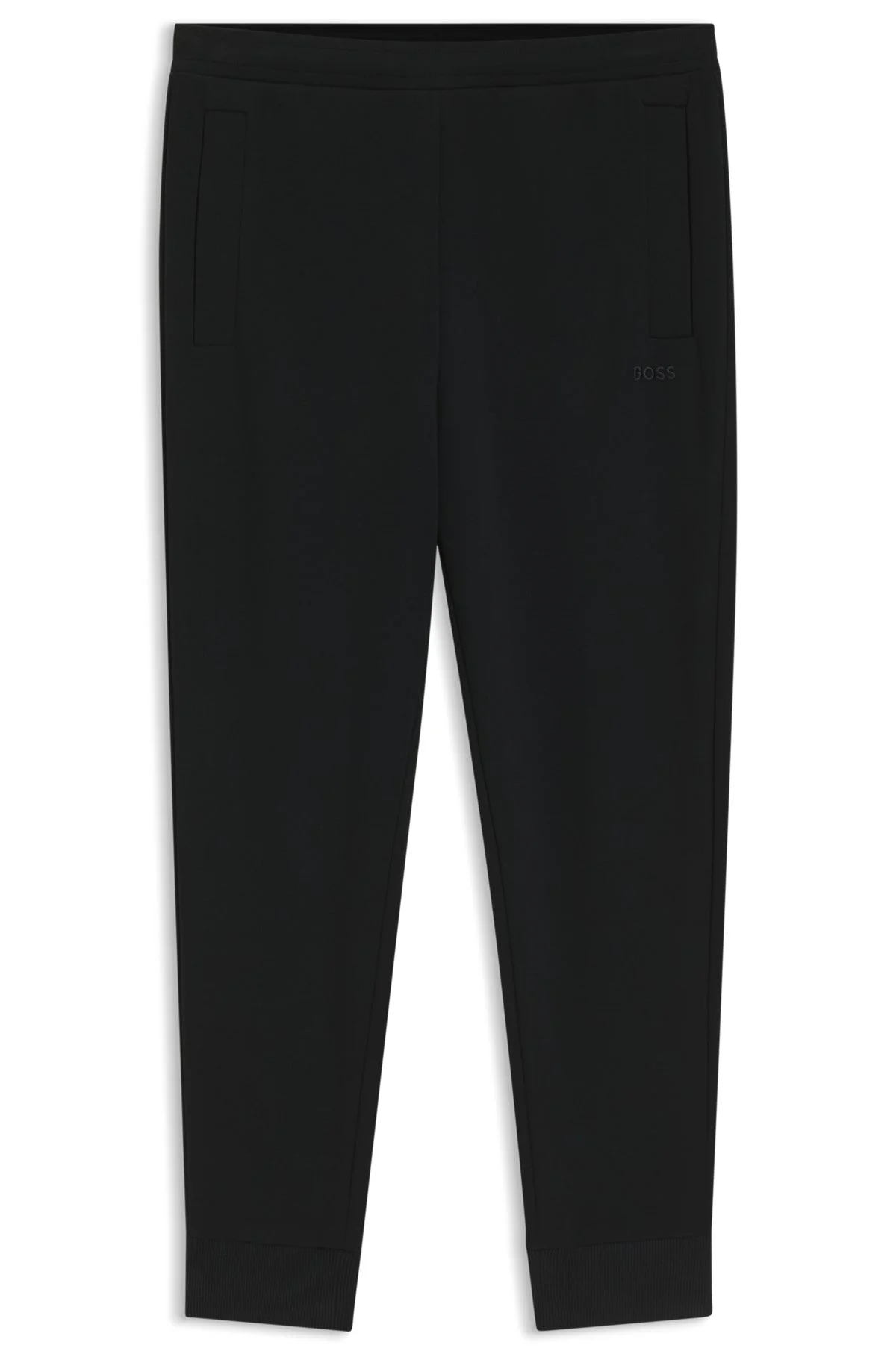 COTTON-BLEND SWEATPANTS WITH EMBROIDERED LOGO - 1