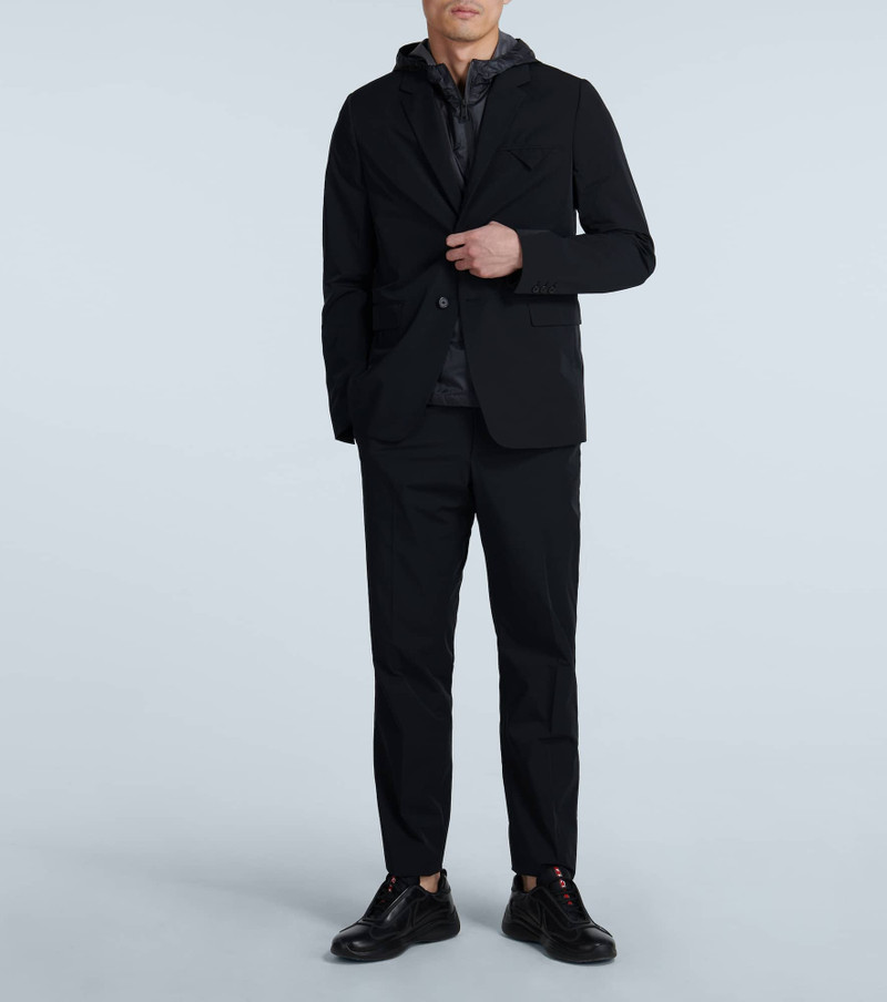 Prada slim-fit technical suit outlook