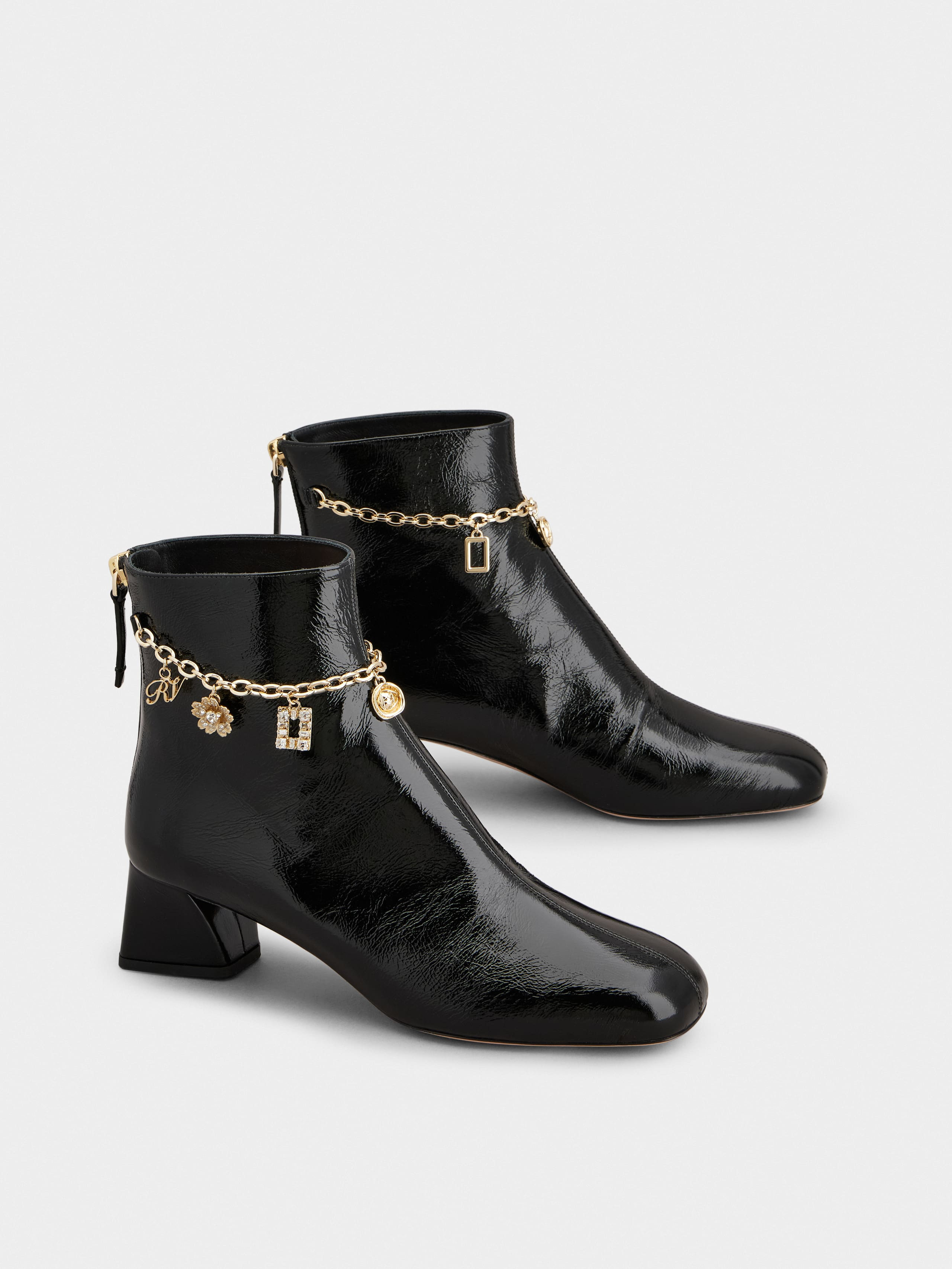 Très Vivier Booties in patent leather - 2