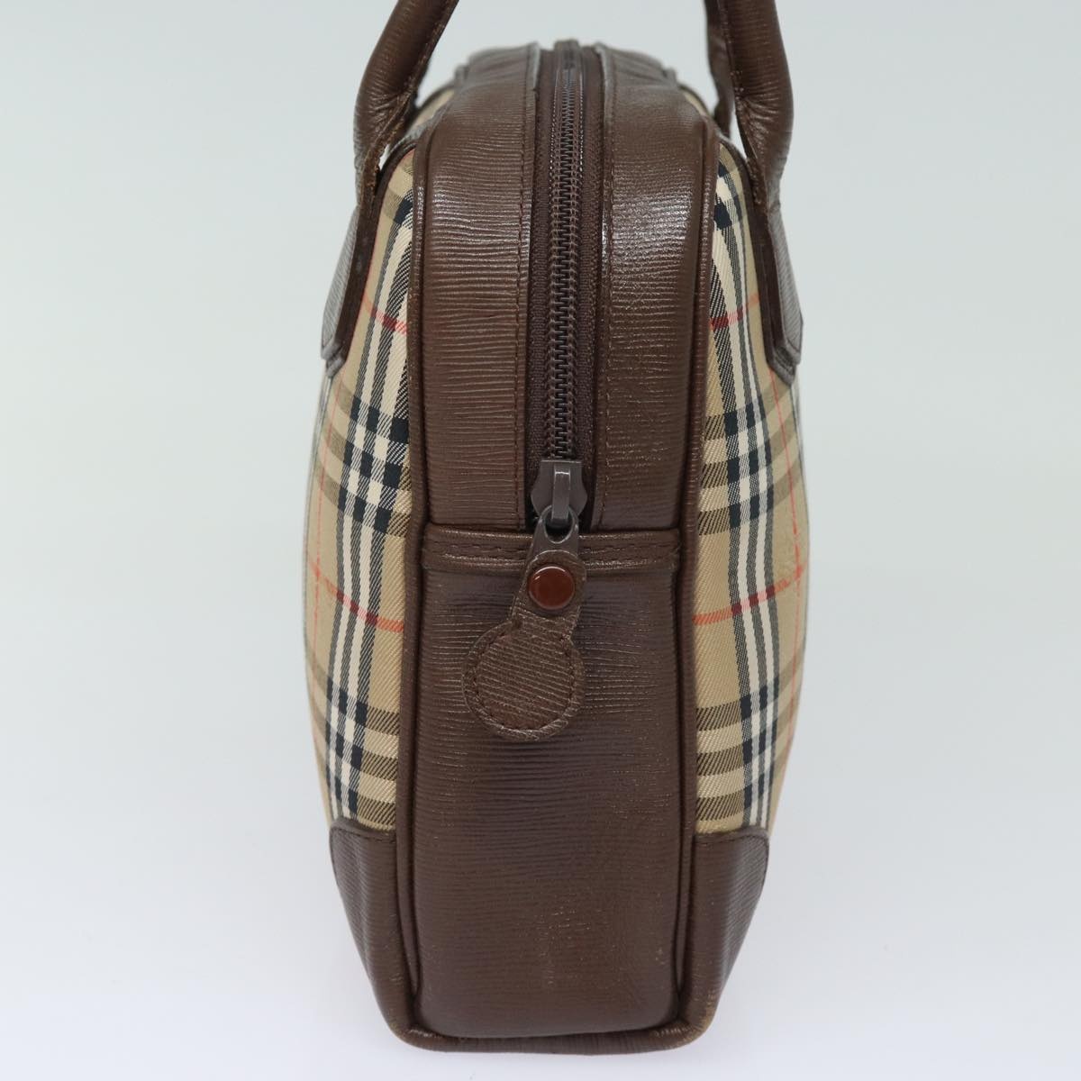Burberry Nova Check Hand Bag Canvas Beige - 3