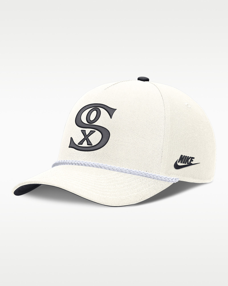 Chicago White Sox Cooperstown Rise Men's Nike MLB Adjustable Hat 1