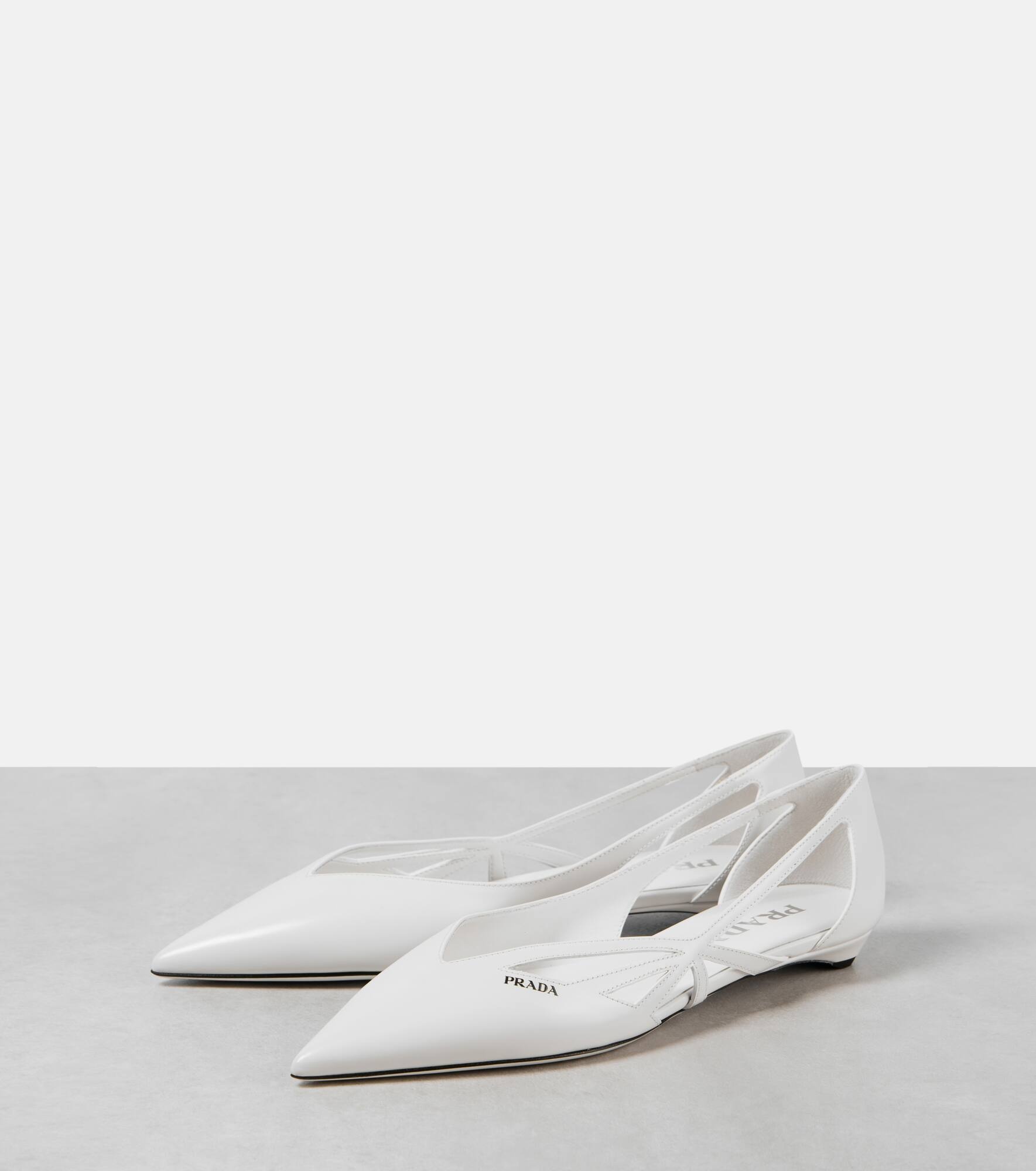 Leather ballet flats - 4