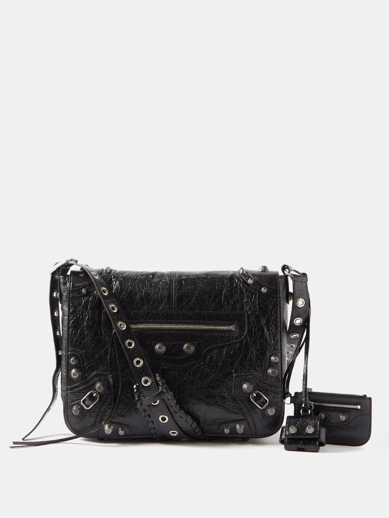 BALENCIAGA Le Cagole medium leather cross-body bag