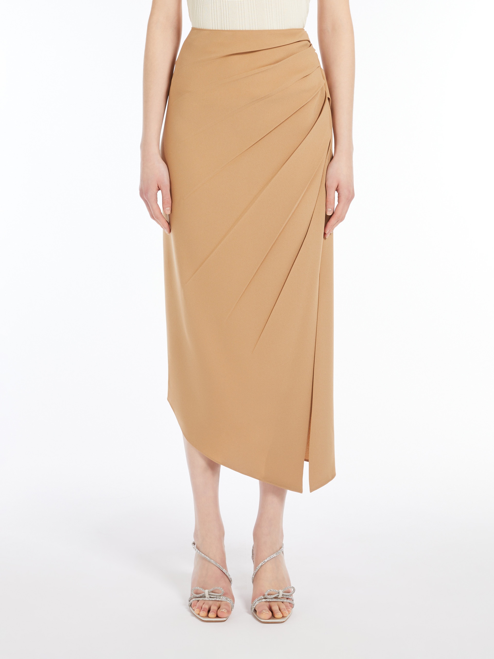 PASSO Asymmetrical sablé skirt - 3