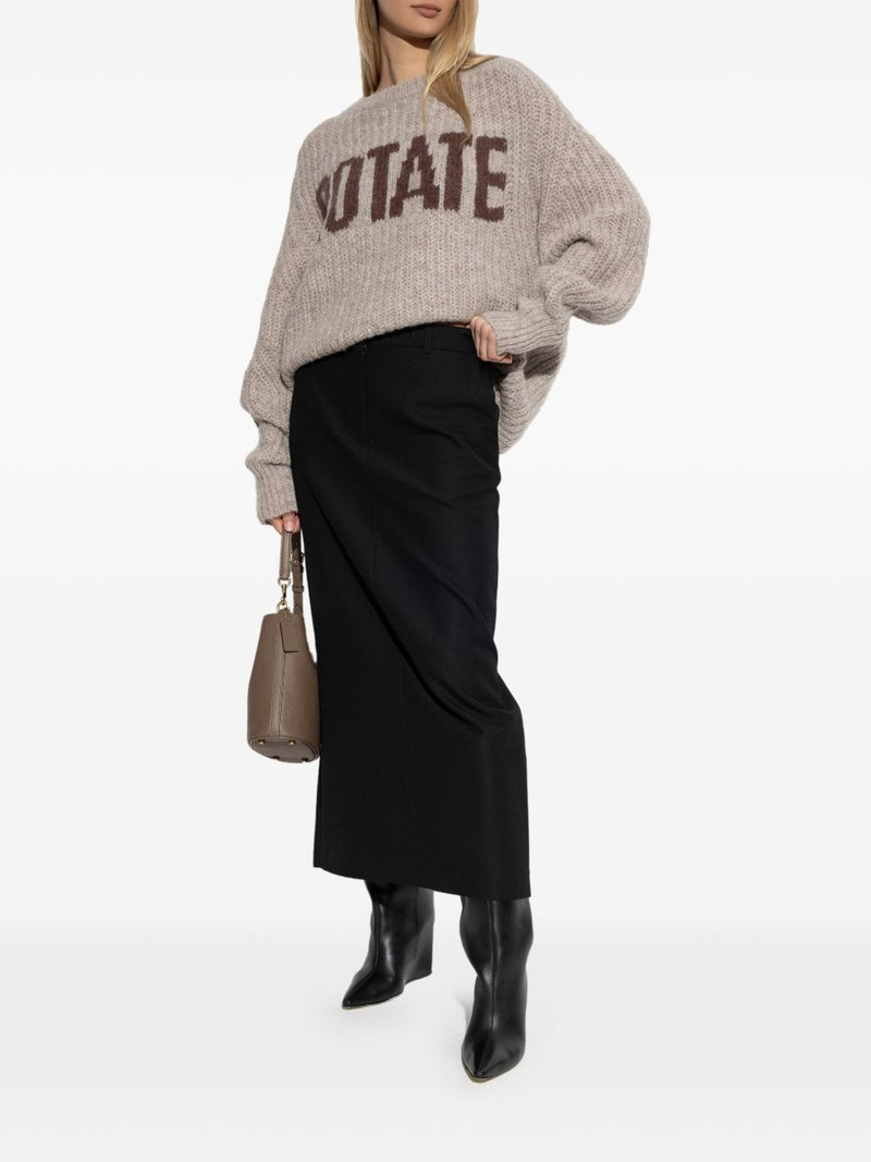 ROTATE logo-intarsia sweater outlook