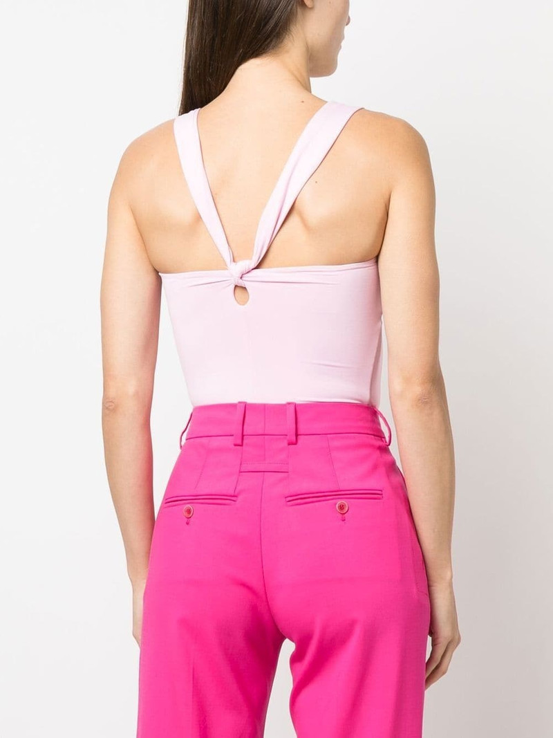knot-detail sleeveless bodysuit 4